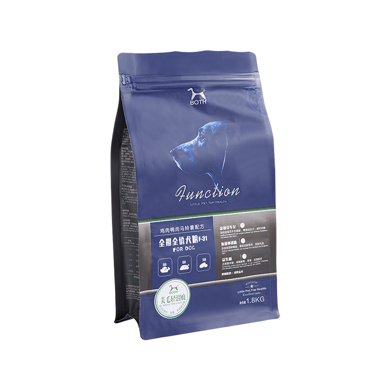 Tas Makanan Anjing Kantong Bawah Datar 5-20kg Tas Makanan Anjing Kantong Bawah Datar 5-20kg