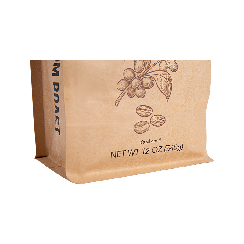 Kantong Kopi Kantong Kertas Kraft Retro Berwarna-warni Kantong Kopi Kantong Kertas Kraft Retro Berwarna-warni