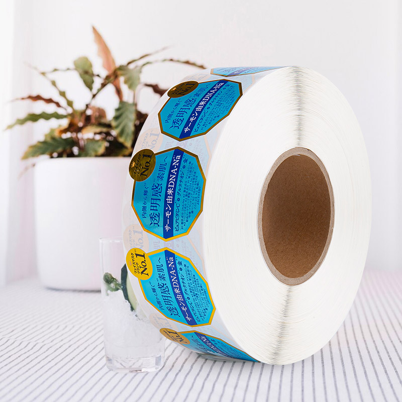 Label Stiker Perekat Kecantikan Tahan Minyak Tahan Air