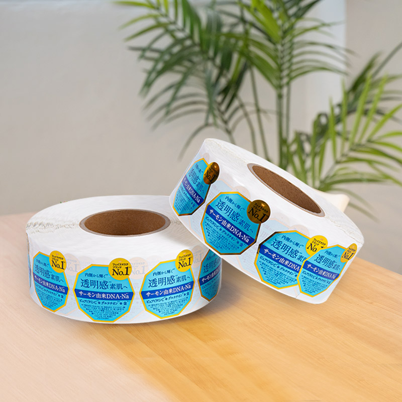 Label Stiker Perekat Kantong Kopi Tahan Gesekan Perekat Kuat