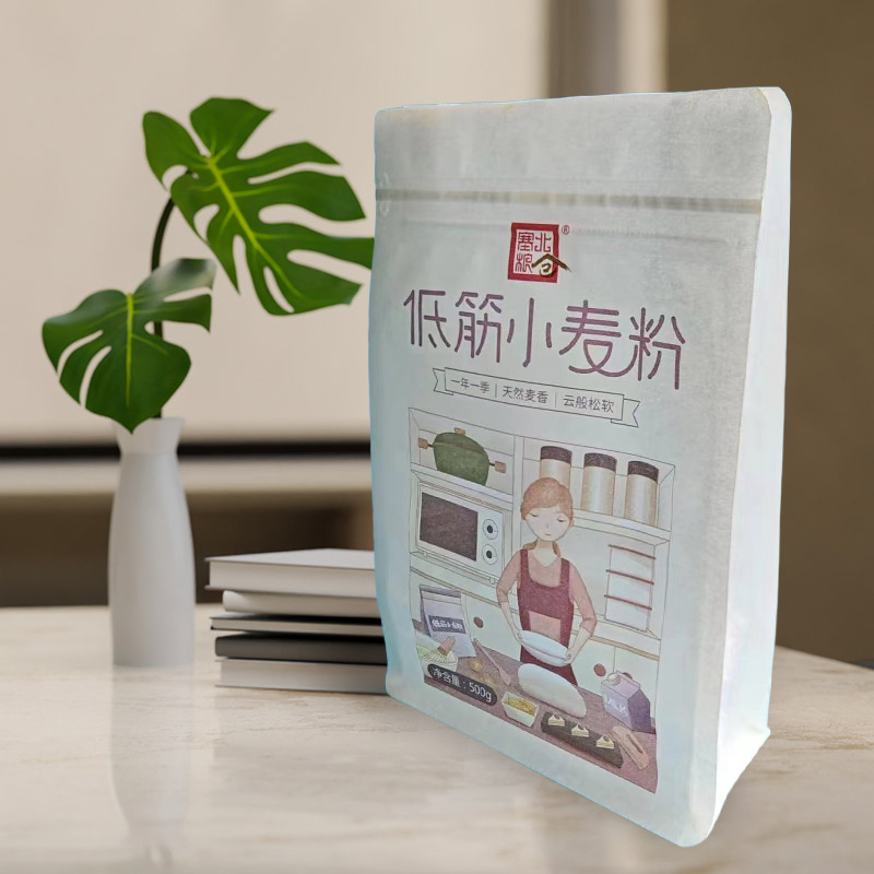 Kantong Kertas Kraft Degradable yang tangguh, tahan lama, bernapas, dan tahan air mata Kantong Kertas Kraft Degradable yang tangguh, tahan lama, bernapas, dan tahan air mata